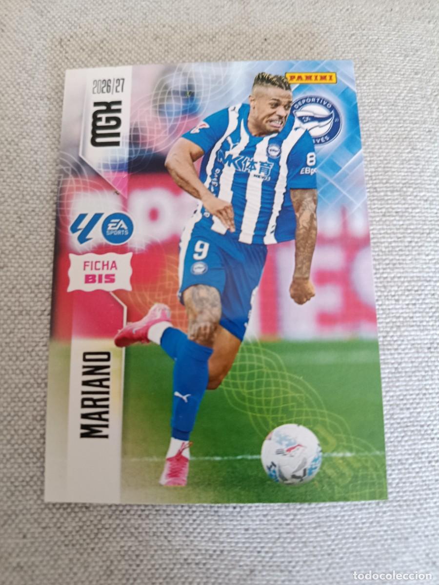 Cromos de f&uacute;tbol: Megacracks 26/27. 34 bis- Mariano. Alav&eacute;s.