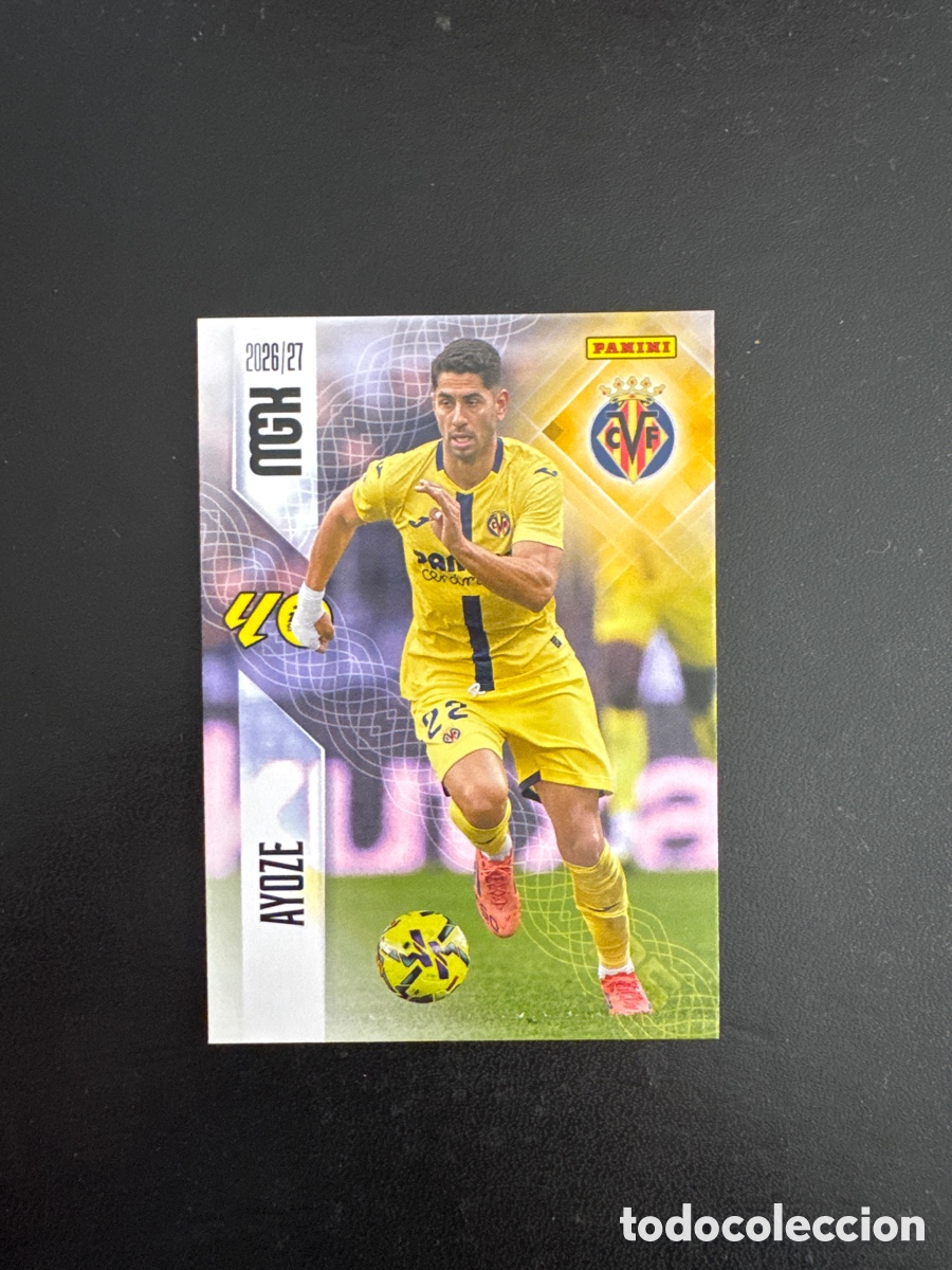 Cromos de f&uacute;tbol: AYOZE VILLARREAL N&Uacute;MERO 377 MEGACRACKS 2026 2027