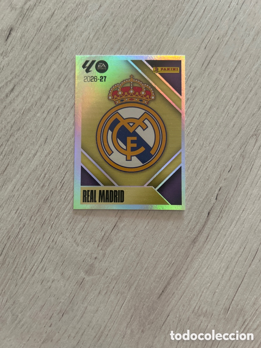 Cromos de f&uacute;tbol: Escudo 1 Real Madrid Liga Este 2026/27 26-27 Panini