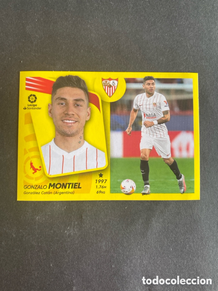 Cromos de f&uacute;tbol: Cromo liga 21/22 Sevilla N* 46 &uacute;ltimos fichajes
