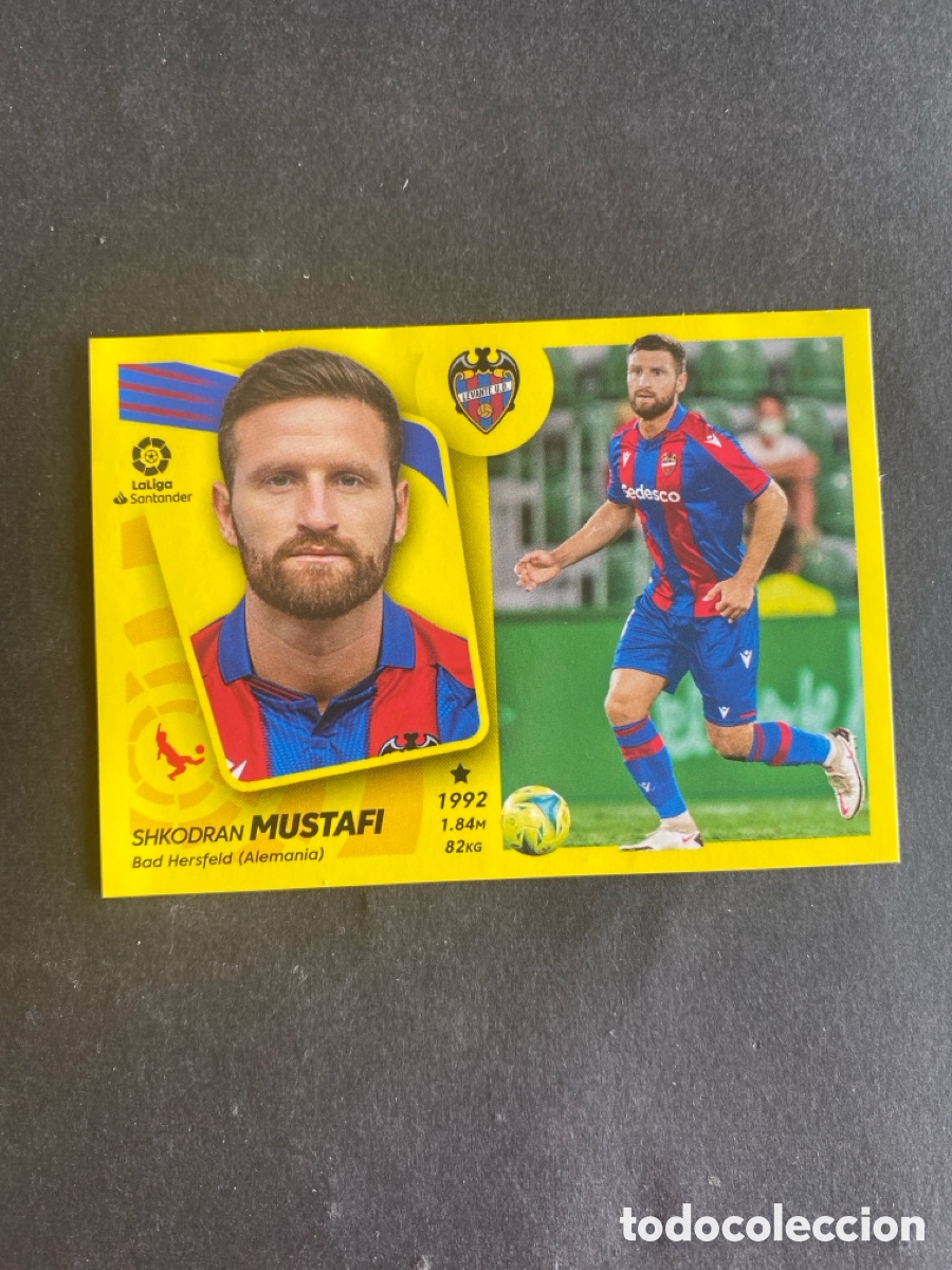Cromos de f&uacute;tbol: Cromo liga 21/22 Levante N* 48 &uacute;ltimos fichajes