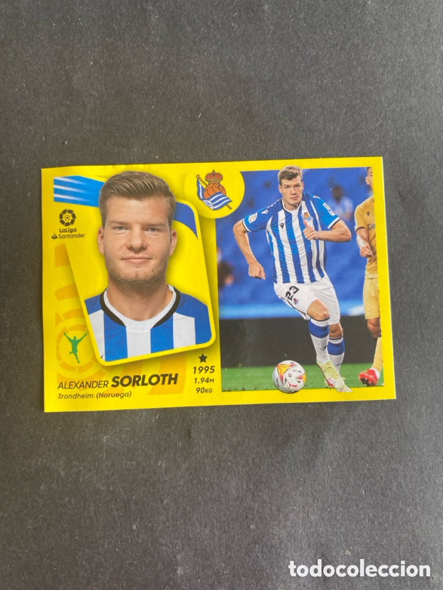 Football Stickers: Cromo liga 21/22 R Sociedad N* 54 &uacute;ltimos fichajes