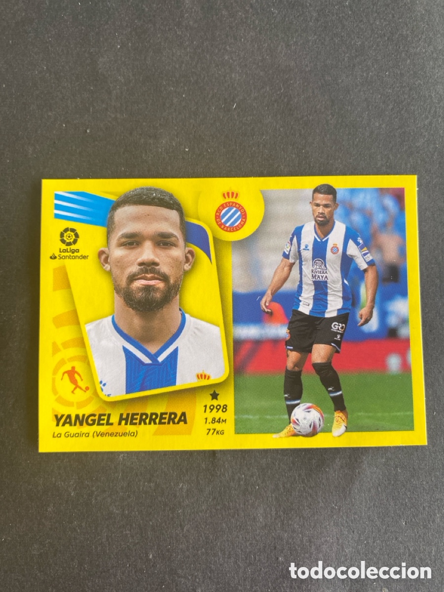 Football Stickers: Cromo liga 21/22 Espanyol N* 59 &uacute;ltimos fichajes