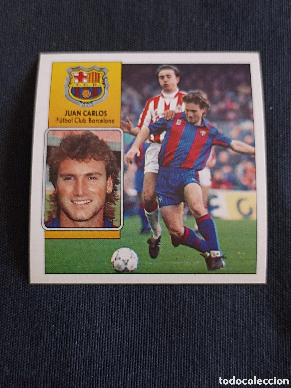 Cromos de f&uacute;tbol: Juan Carlos ( Futbol club Barcelona ) Liga este 92-93. Nunca pegado