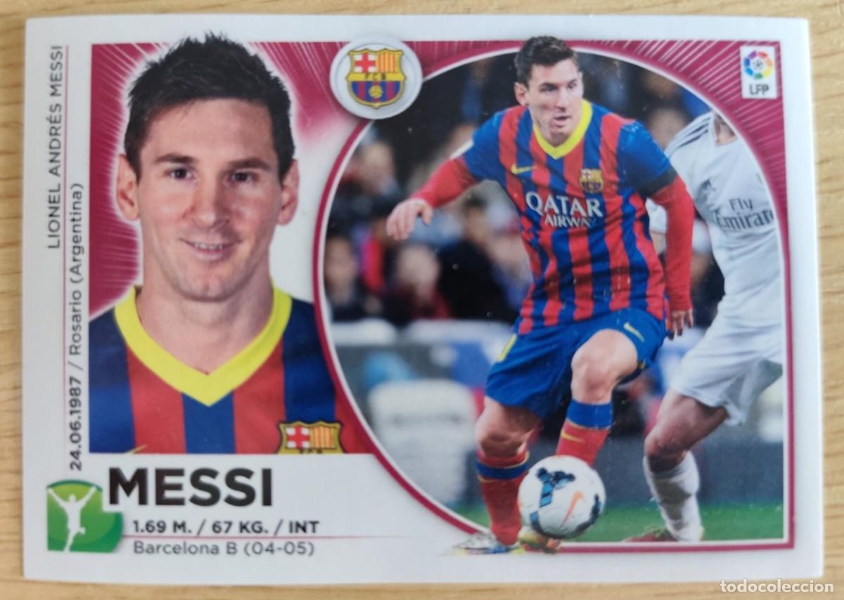 Cromos de f&uacute;tbol: SIN PEGAR CROMO STICKER N&ordm; 17 MESSI FC BARCELONA LIGA ESTE PANINI 2014-15 2014 2015