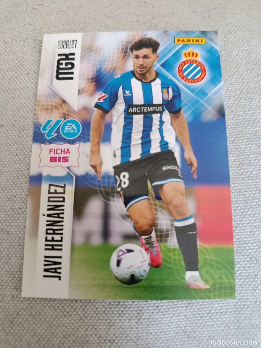 Cromos de f&uacute;tbol: Megacracks 26/27. 175 bis- Javi Hern&aacute;ndez. Espanyol.