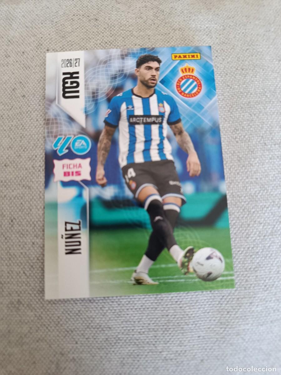 Cromos de f&uacute;tbol: Megacracks 26/27. 167 bis- N&uacute;&ntilde;ez. Espanyol.