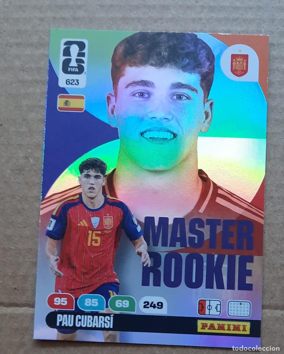 Fu&szlig;ball-Sticker: Master Rookie Espa&ntilde;a, Pau Cubars&iacute; 623,World Cup 2026