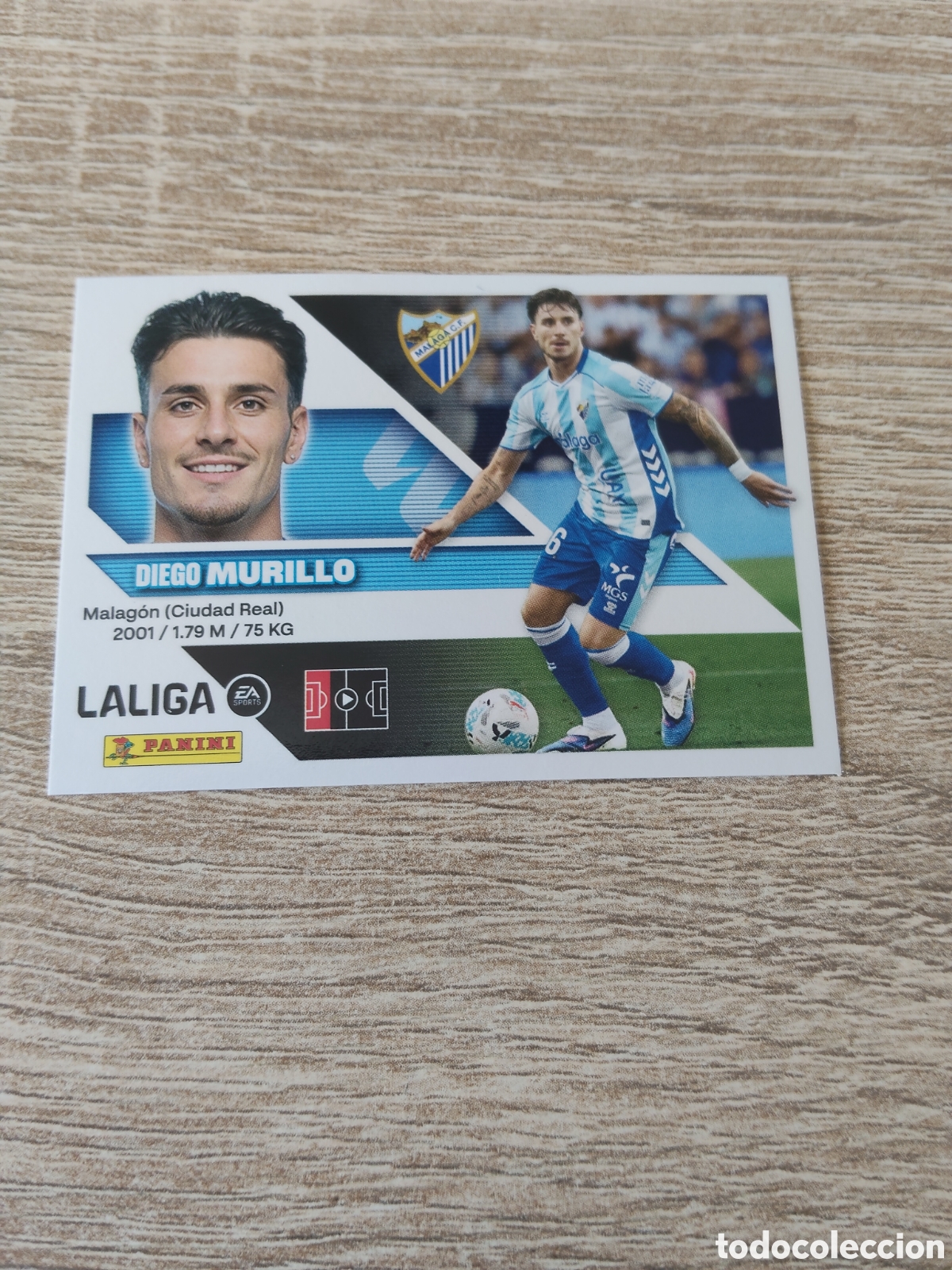 Cromos de f&uacute;tbol: Murillo M&aacute;laga liga 2026 2027 26 27 ediciones este
