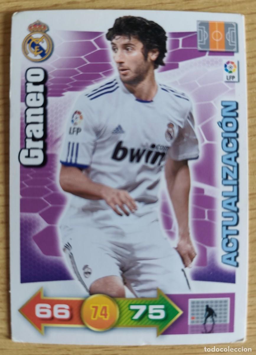 Cromos de f&uacute;tbol: GRANERO 436 REAL MADRID ACTUALIZACION ADRENALYN 2010 2011 PANINI XL 10 11 CARTA CROMO FUTBOL