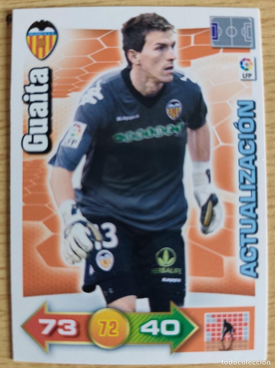 Cromos de f&uacute;tbol: GUAITA 440 VALENCIA C.F. ACTUALIZACION ADRENALYN 2010 2011 PANINI XL 10 11 CARTA CROMO FUTBOL
