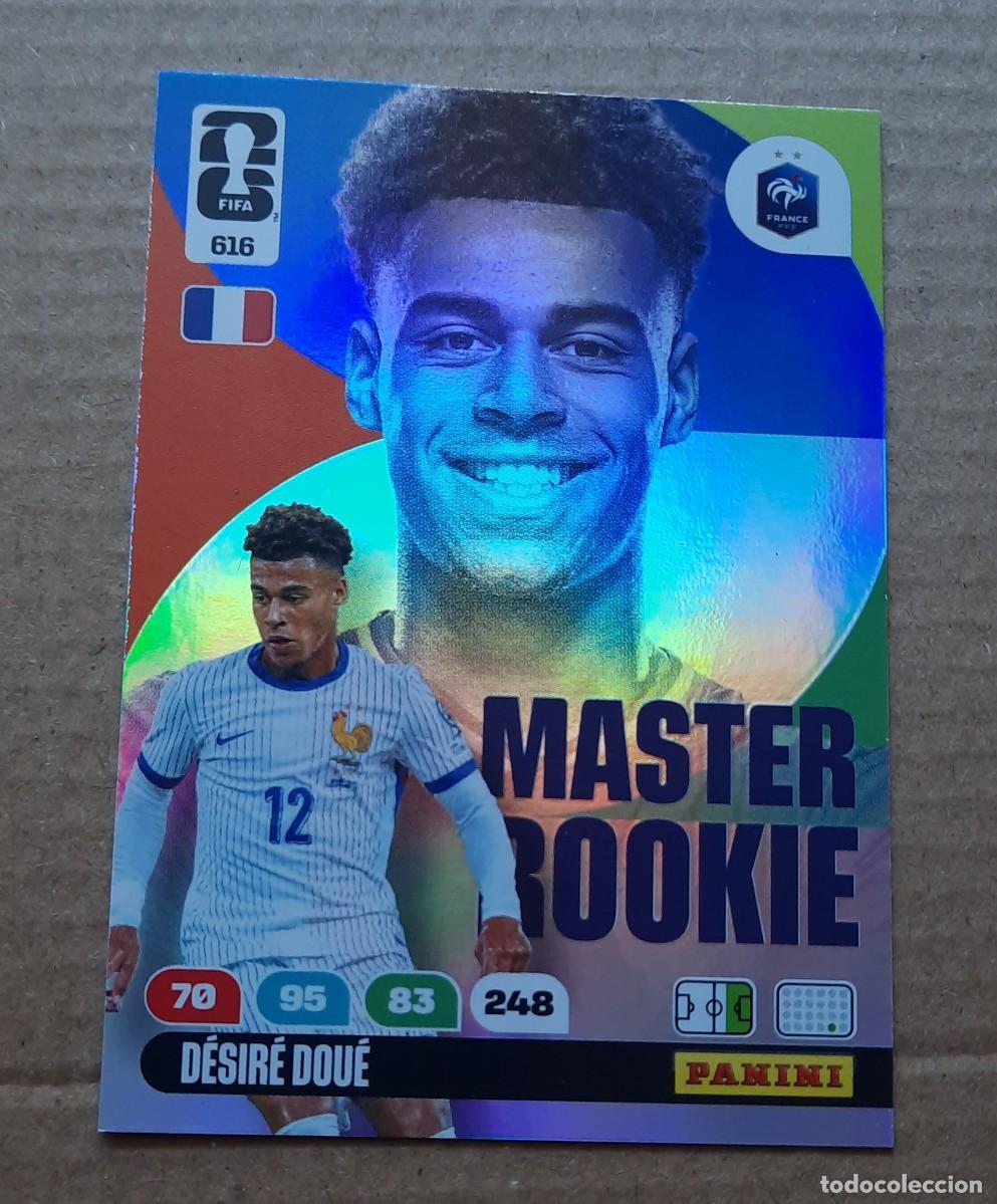 Cromos de f&uacute;tbol: Master Rookie Francia, D&eacute;sir&eacute; Dou&eacute; 616,World Cup 2026