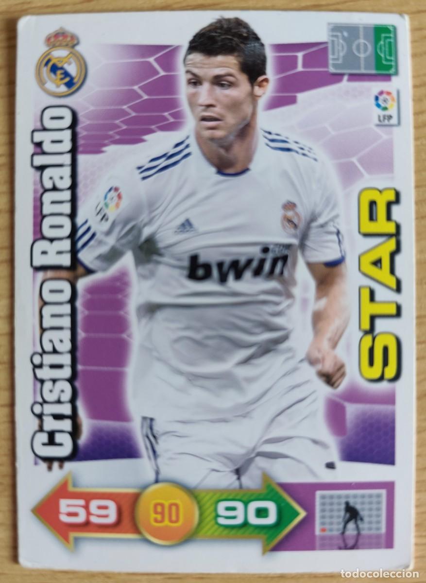 Cromos de f&uacute;tbol: Card Football Adrenalyn 2010 2011 10 11 Panini Cristiano Ronaldo Star n&deg; 178 Real Madrid