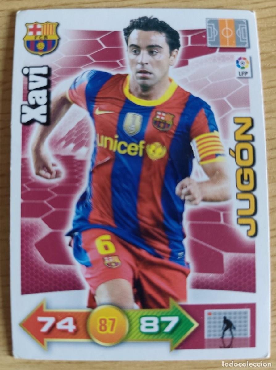 Cromos de f&uacute;tbol: Card Football 66 Xavi Hern&aacute;ndez F.C. Barcelona Jug&oacute;n Adrenalyn XL 2010 2011 10 11 PANINI