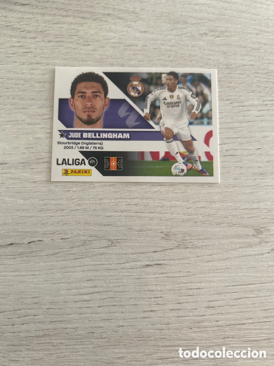 Cromos de f&uacute;tbol: Bellingham 14 Real Madrid Liga Este 2026/27 26-27 Panini