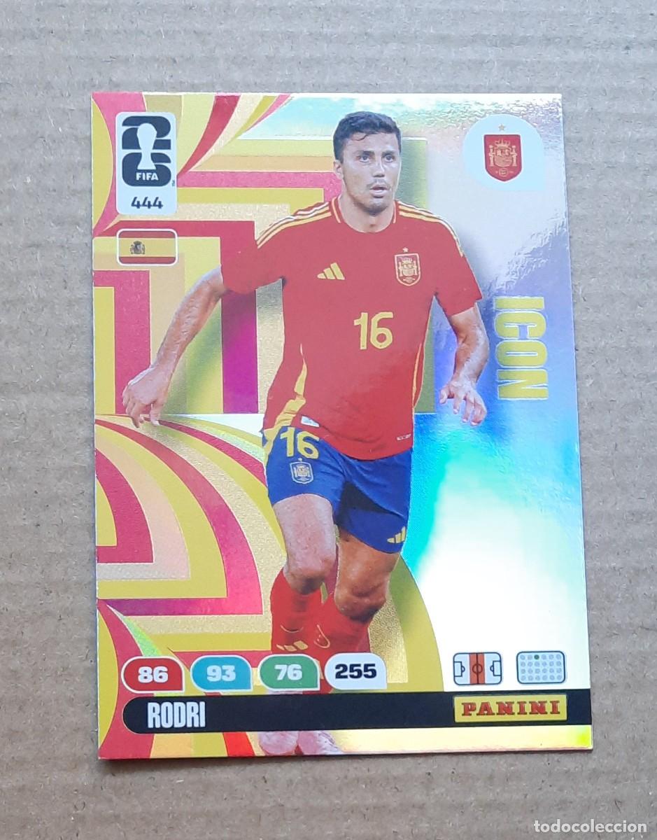 Cromos de f&uacute;tbol: Espa&ntilde;a Icon, Rodri 444, World Cup 2026