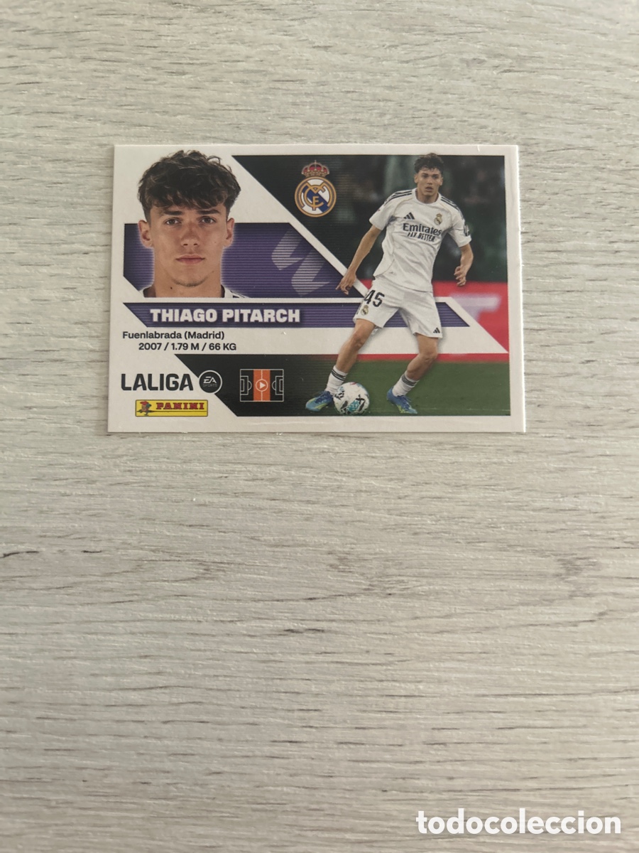 Cromos de f&uacute;tbol: Thiago Pitarch 15B 15 B Real Madrid Liga Este 2026/27 26-27 Panini