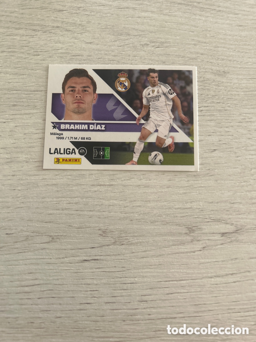 Cromos de f&uacute;tbol: Brahim D&iacute;az 16B 16 B Real Madrid Liga Este 2026/27 26-27 Panini