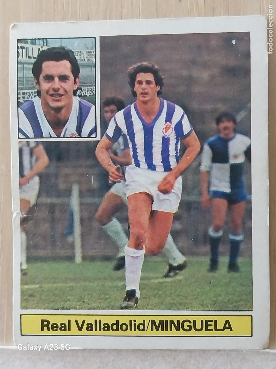 Cromos de f&uacute;tbol: MINGUELA VALLADOLID ED ESTE LIGA 1981 81 82 CROMO RECUPERADO ORIGINAL
