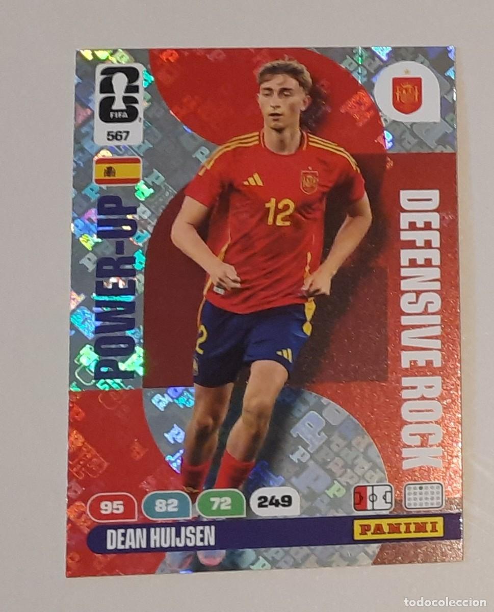 Cromos de f&uacute;tbol: Espa&ntilde;a Dean Huijsen 567 Defensive Rock,World Cup 2026