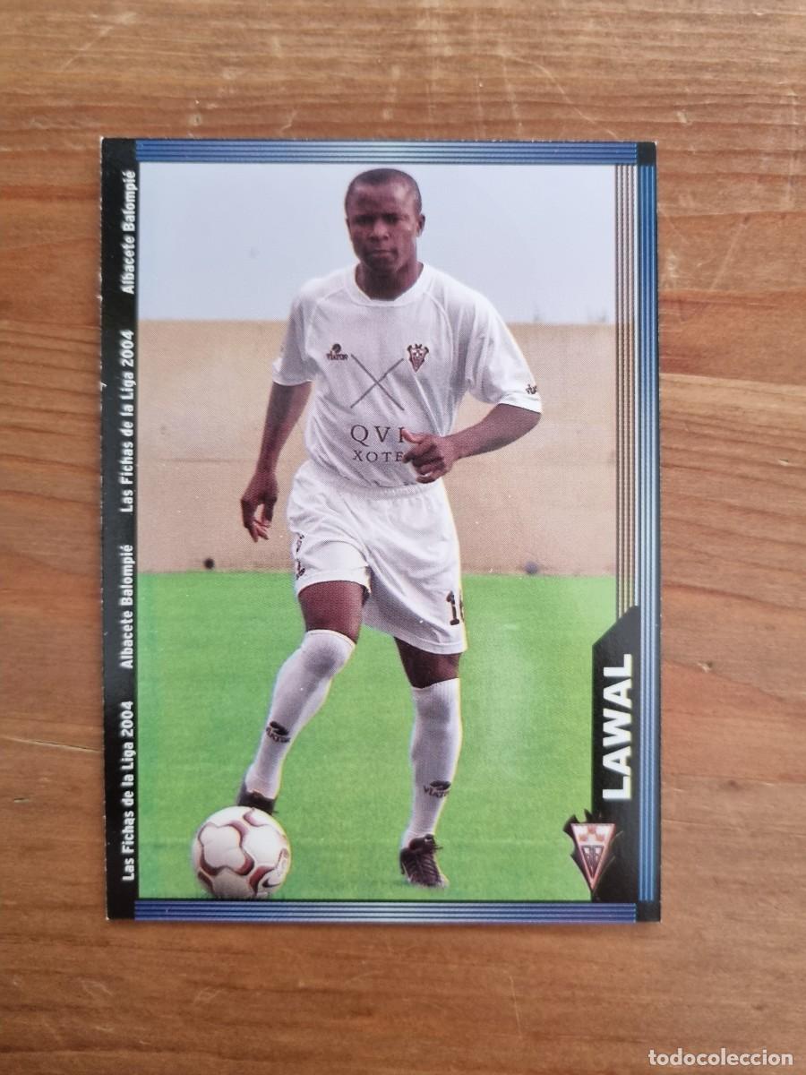 Cromos de f&uacute;tbol: 520 LAWAL (Albacete). Las Fichas de la Liga 2003 2004 03 04 (Mundicromo)