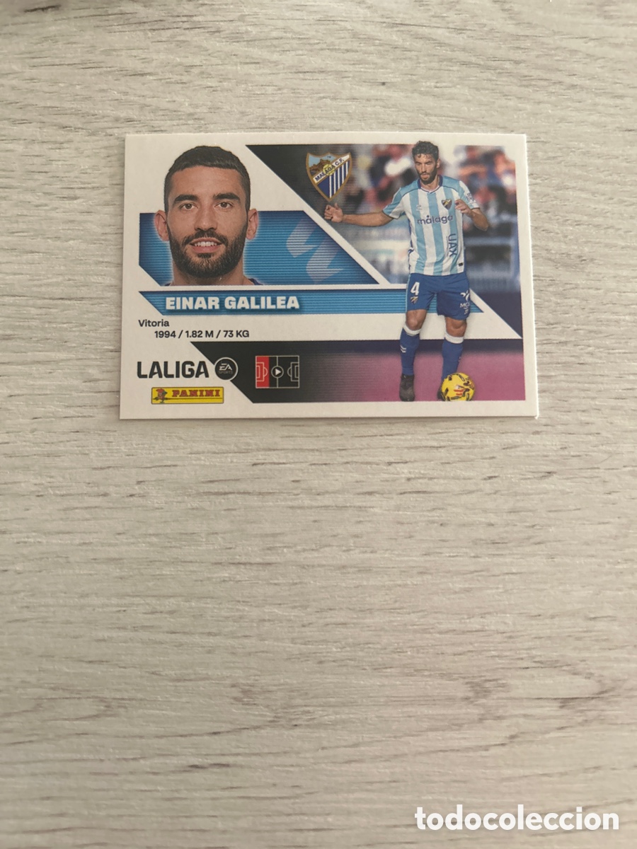 Cromos de f&uacute;tbol: Einar Galilea 8 M&aacute;laga Liga Este 2026/27 26-27 Panini