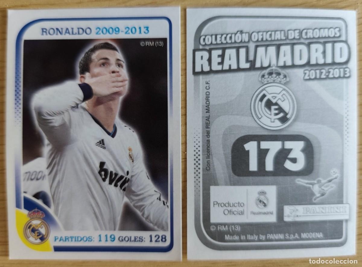 Cromos de f&uacute;tbol: STICKER FOOTBALL PANINI CRISTIANO RONALDO COLECCION REAL MADRID 2012-13 N&ordm; 173