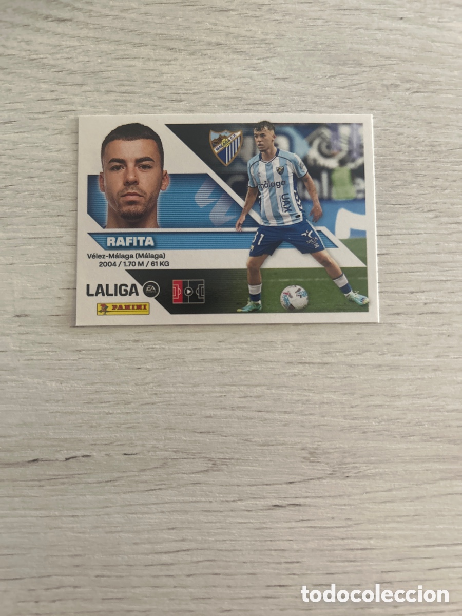 Cromos de f&uacute;tbol: Rafita 9 M&aacute;laga Liga Este 2026/27 26-27 Panini