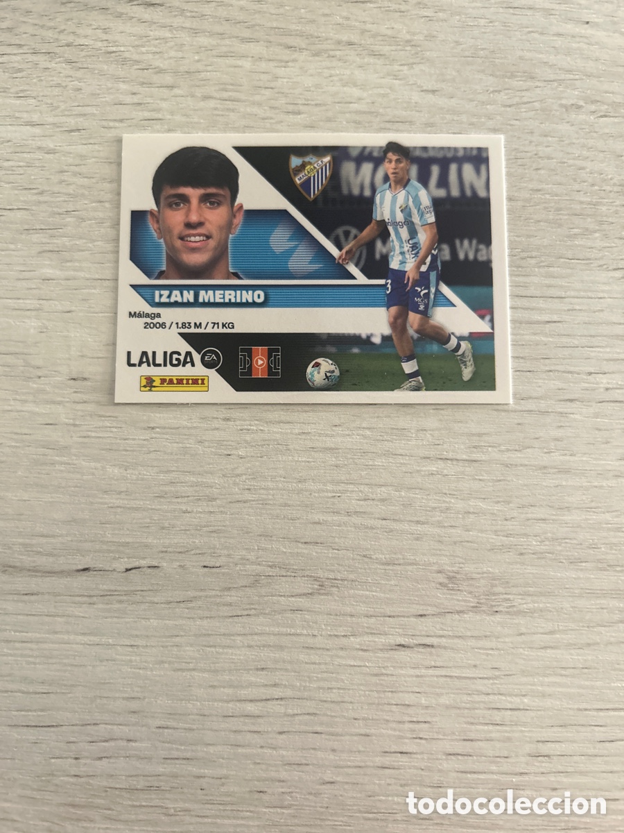 Cromos de f&uacute;tbol: Izan Merino 11 M&aacute;laga Liga Este 2026/27 26-27 Panini