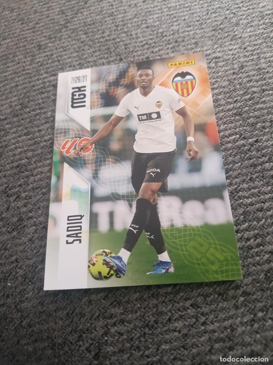 Cromos de f&uacute;tbol: Megacracks 26/27 Sadiq Valencia