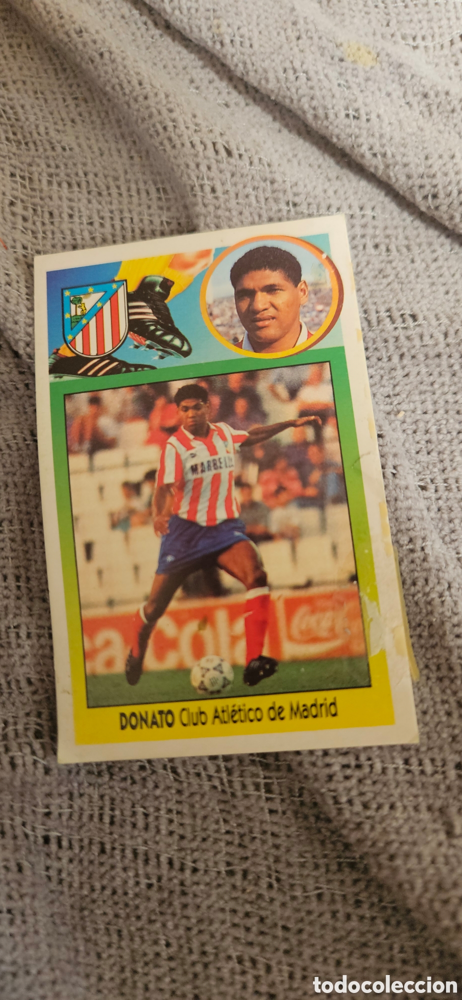 Cromos de f&uacute;tbol: Donato baja atl&eacute;tico de Madrid este 1993 1994 93 94