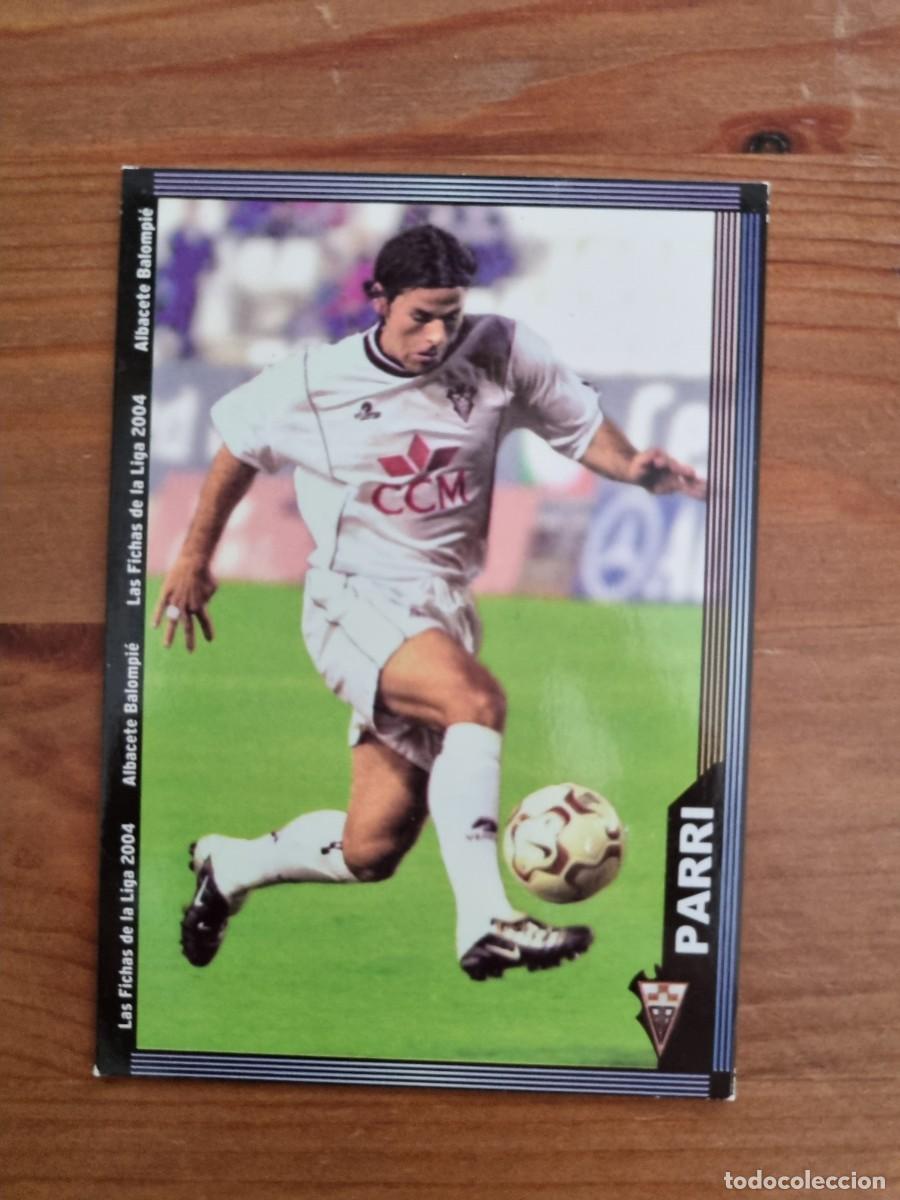 Cromos de f&uacute;tbol: 533 PARRI (Albacete). Las Fichas de la Liga 2003 2004 03 04 (Mundicromo)