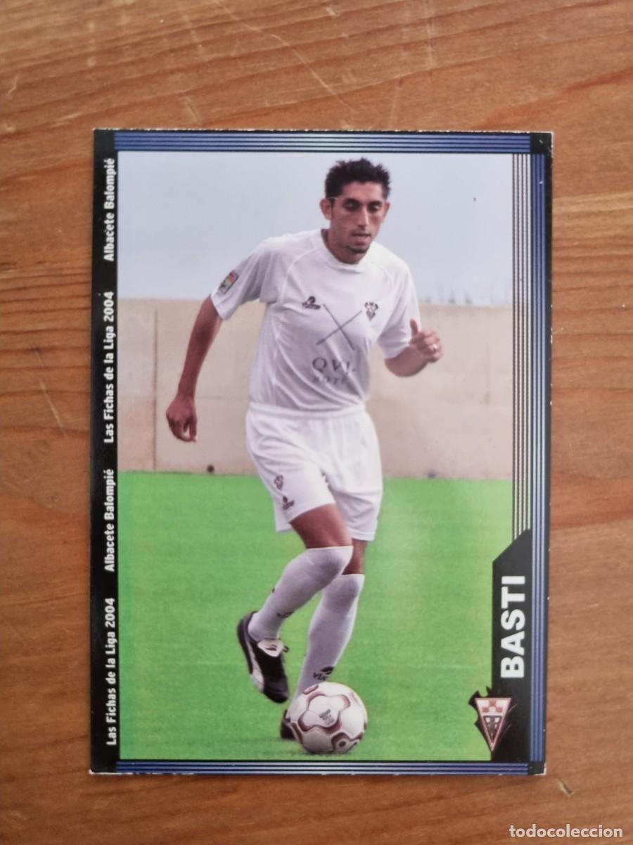 Cromos de f&uacute;tbol: 536 BASTI (Albacete). Las Fichas de la Liga 2003 2004 03 04 (Mundicromo)