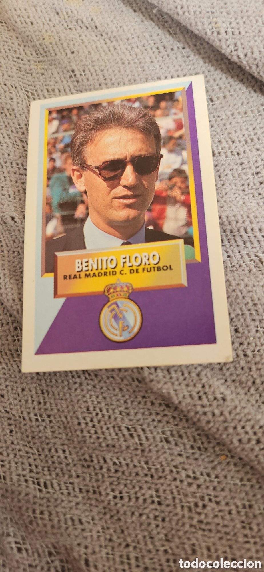 Cromos de f&uacute;tbol: Floro real Madrid este 1993 1994 93 94