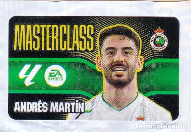Cromos de f&uacute;tbol: ESTE 2026-27 - CROMOS CHICLE - MASTERCLASS - ANDR&Eacute;S MART&Iacute;N DEL RACING - SIN PEGAR - (A-16)