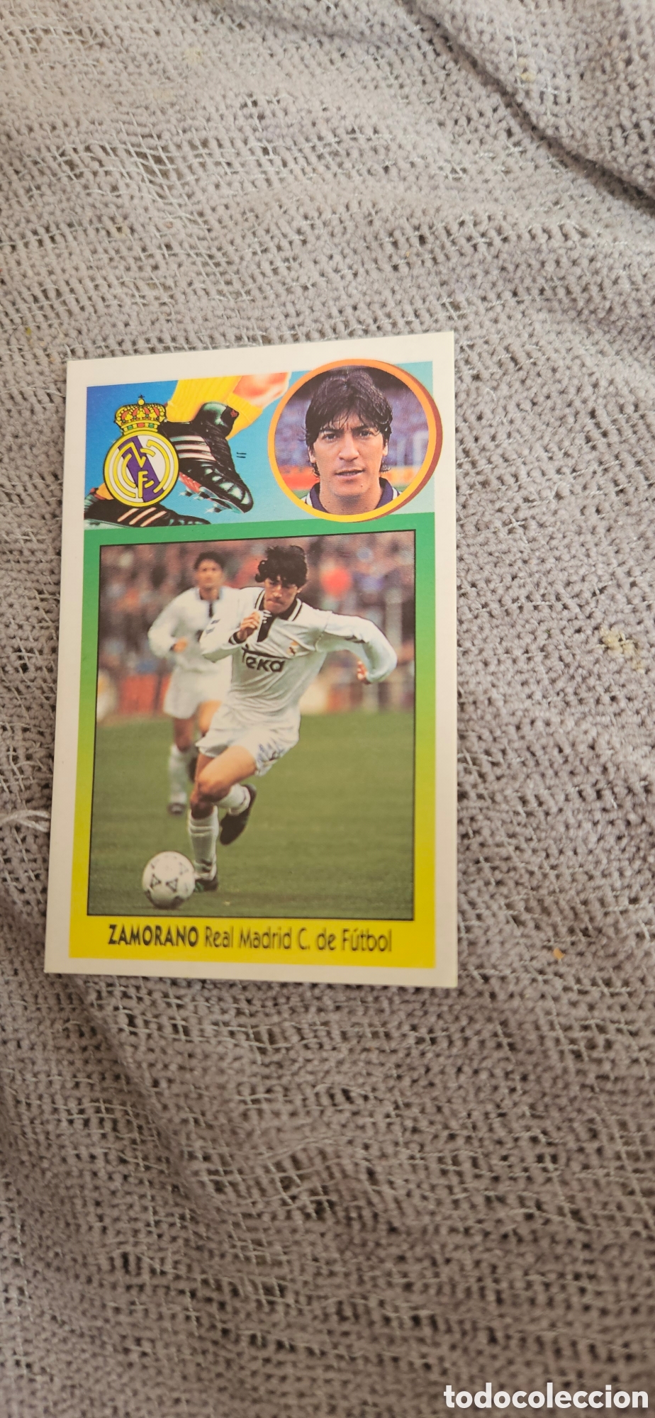 Cromos de f&uacute;tbol: Zamorano real Madrid este 1993 1994 93 94