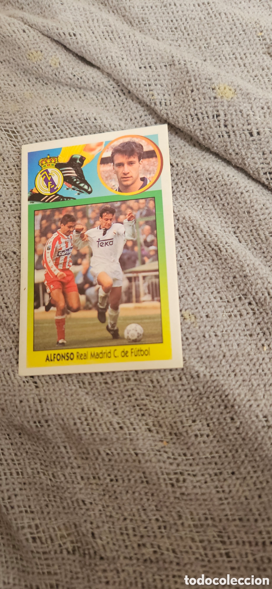 Cromos de f&uacute;tbol: Alfonso real Madrid este 1993 1994 93 94