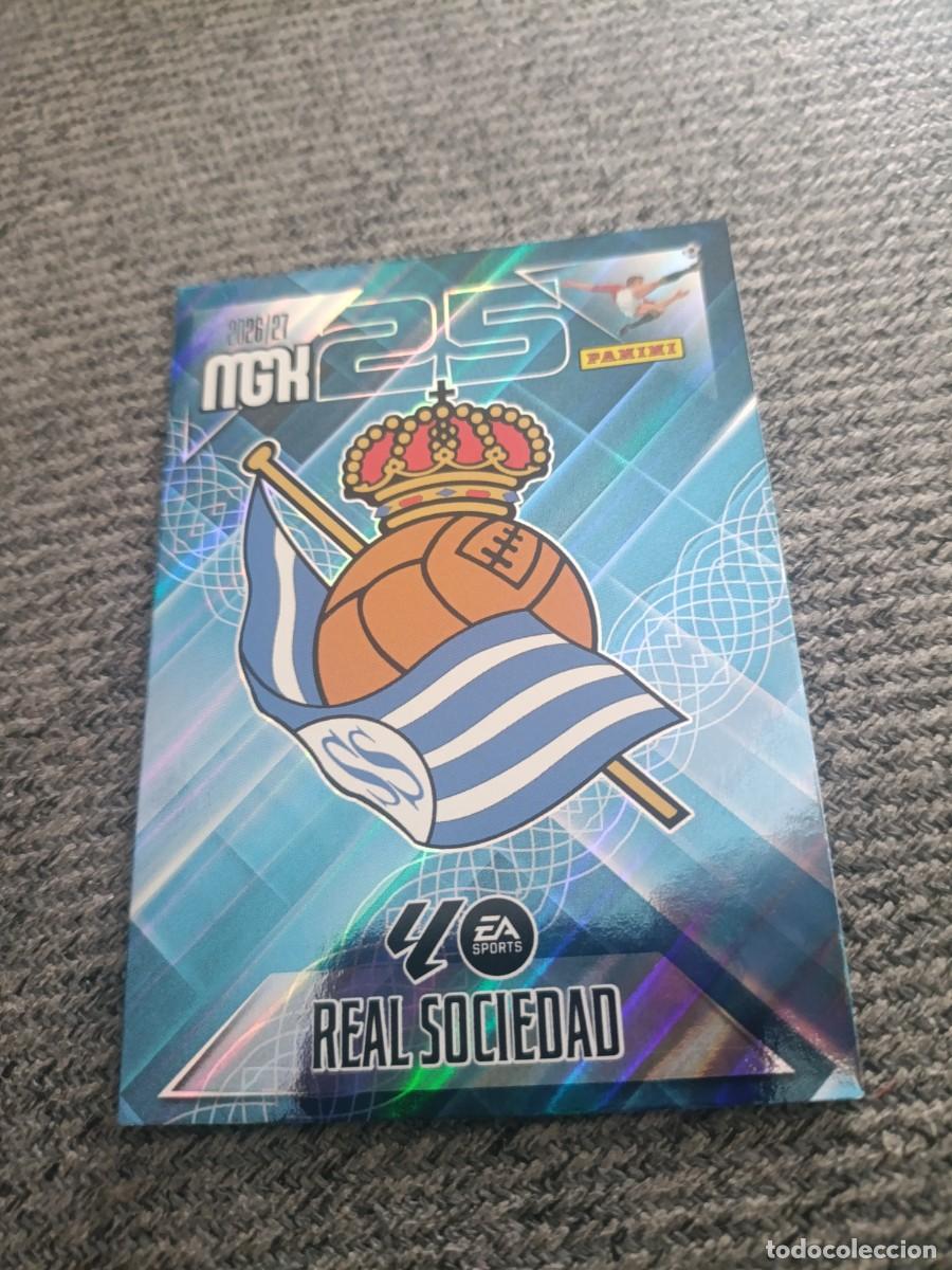 Cromos de f&uacute;tbol: Megacracks 26/27 escudo Real Sociedad