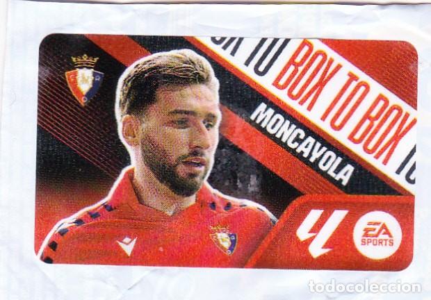 Cromos de f&uacute;tbol: ESTE 2026-27 - CROMOS CHICLE - BOX TO BOX - MONCAYOLA DEL OSASUNA - SIN PEGAR - (A-16)