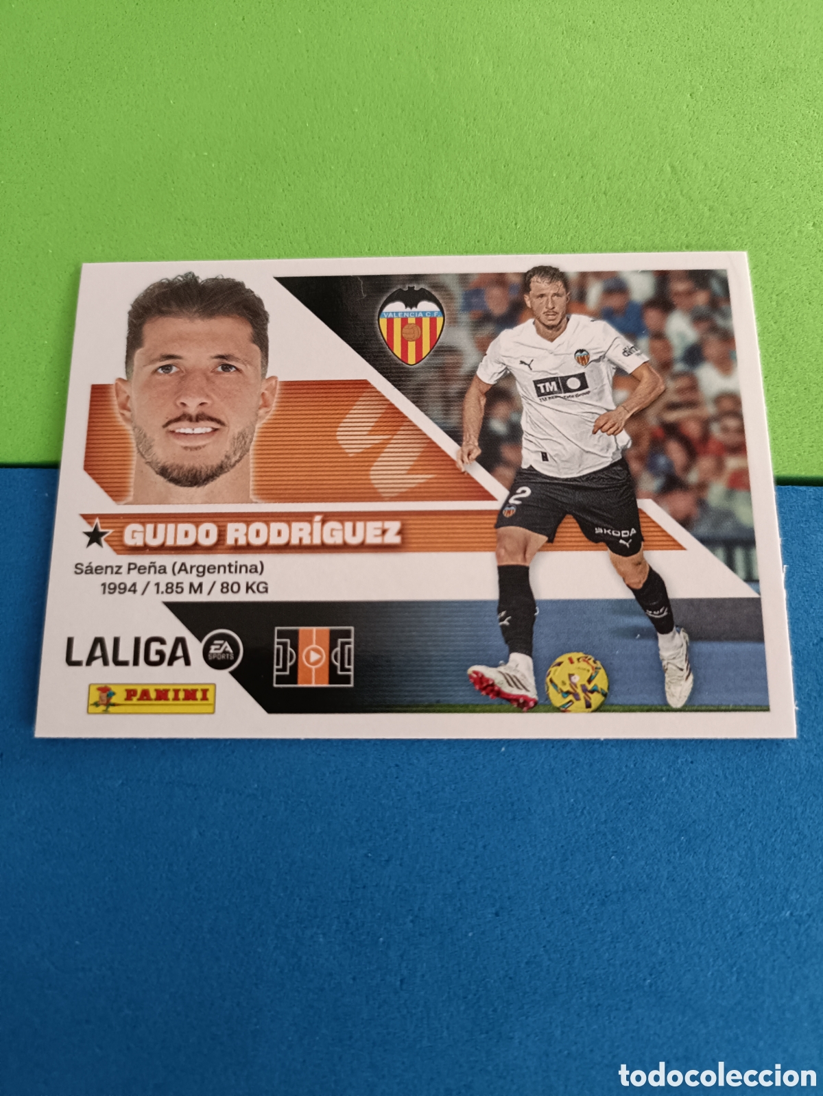 Cromos de f&uacute;tbol: Panini cromos stickers Liga este 2026 2027 26 27 - Valencia 12 Guido Rodr&iacute;guez