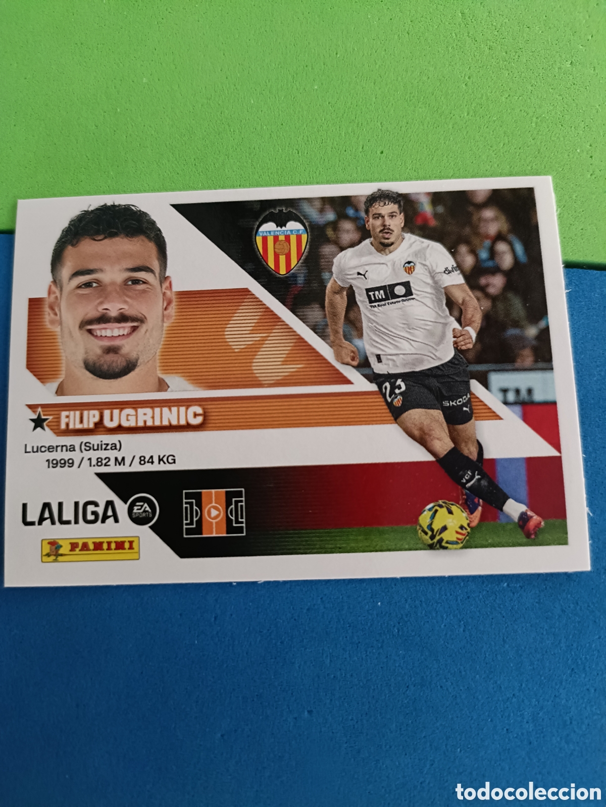 Cromos de f&uacute;tbol: Panini cromos stickers Liga este 2026 2027 26 27 - Valencia 15 Ugrinic