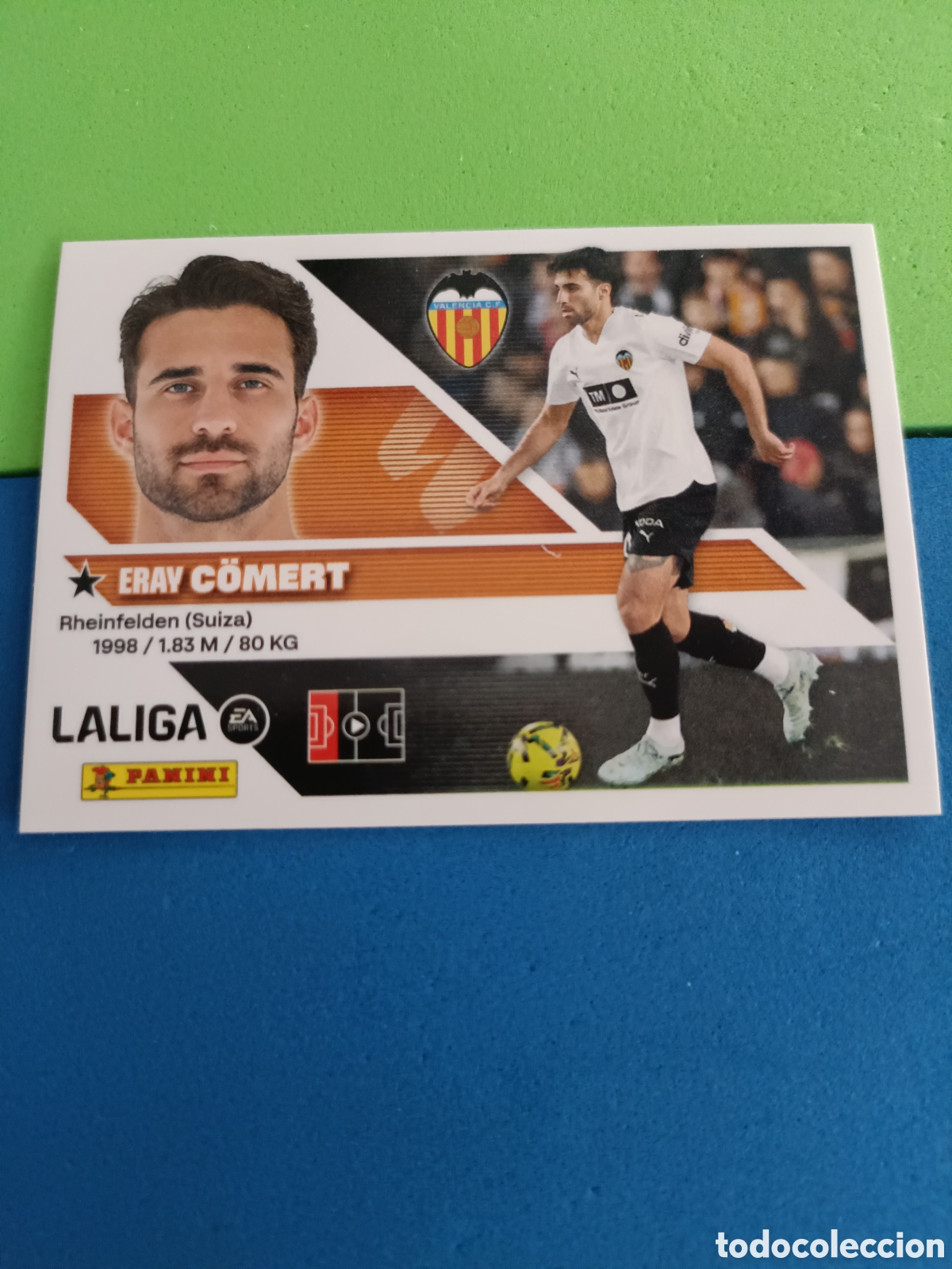 Cromos de f&uacute;tbol: Panini cromos stickers Liga este 2026 2027 26 27 - Valencia 8A C&ouml;mert