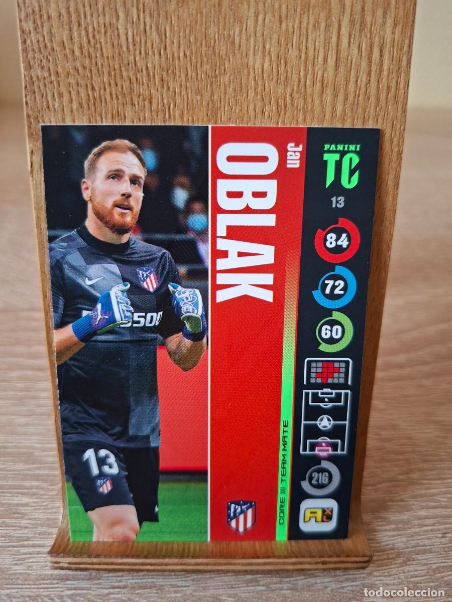 Cromos de f&uacute;tbol: Oblak #13 Atl&eacute;tico de Madrid Top Class 2022 Adrenalyn XL Team Mate