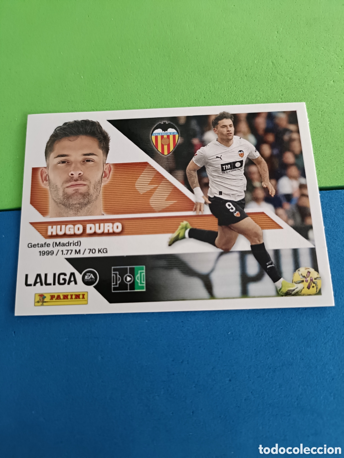 Cromos de f&uacute;tbol: Panini cromos stickers Liga este 2026 2027 26 27 - Valencia 17 Hugo Duro
