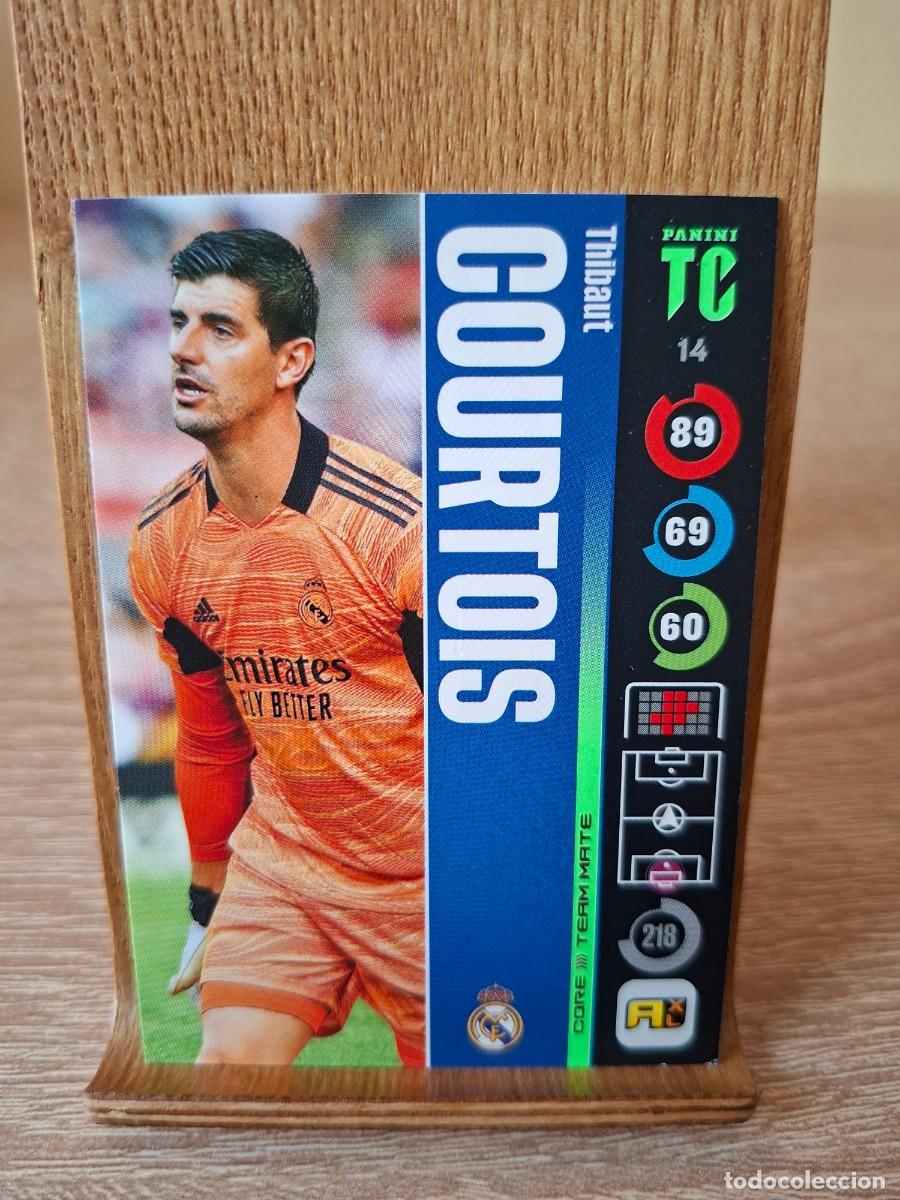 Cromos de f&uacute;tbol: Courtois #14 Real Madrid Top Class 2022 Adrenalyn XL Team Mate