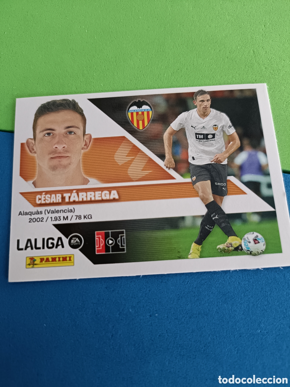 Cromos de f&uacute;tbol: Panini cromos stickers Liga este 2026 2027 26 27 - Valencia 7 T&aacute;rrega