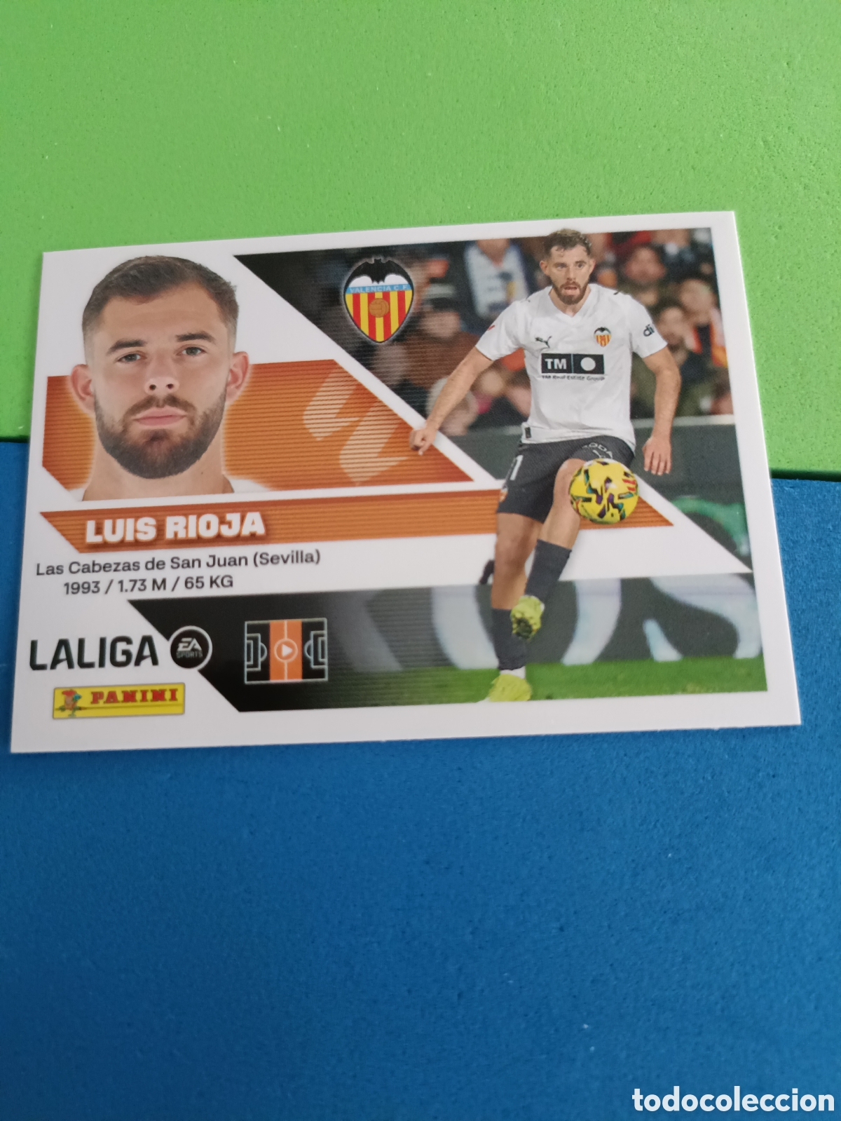 Cromos de f&uacute;tbol: Panini cromos stickers Liga este 2026 2027 26 27 - Valencia 14 Luis Rioja