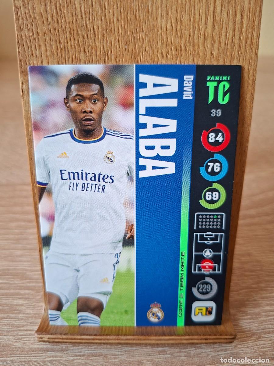 Cromos de f&uacute;tbol: Alaba #39 Real Madrid Top Class 2022 Adrenalyn XL Team Mate