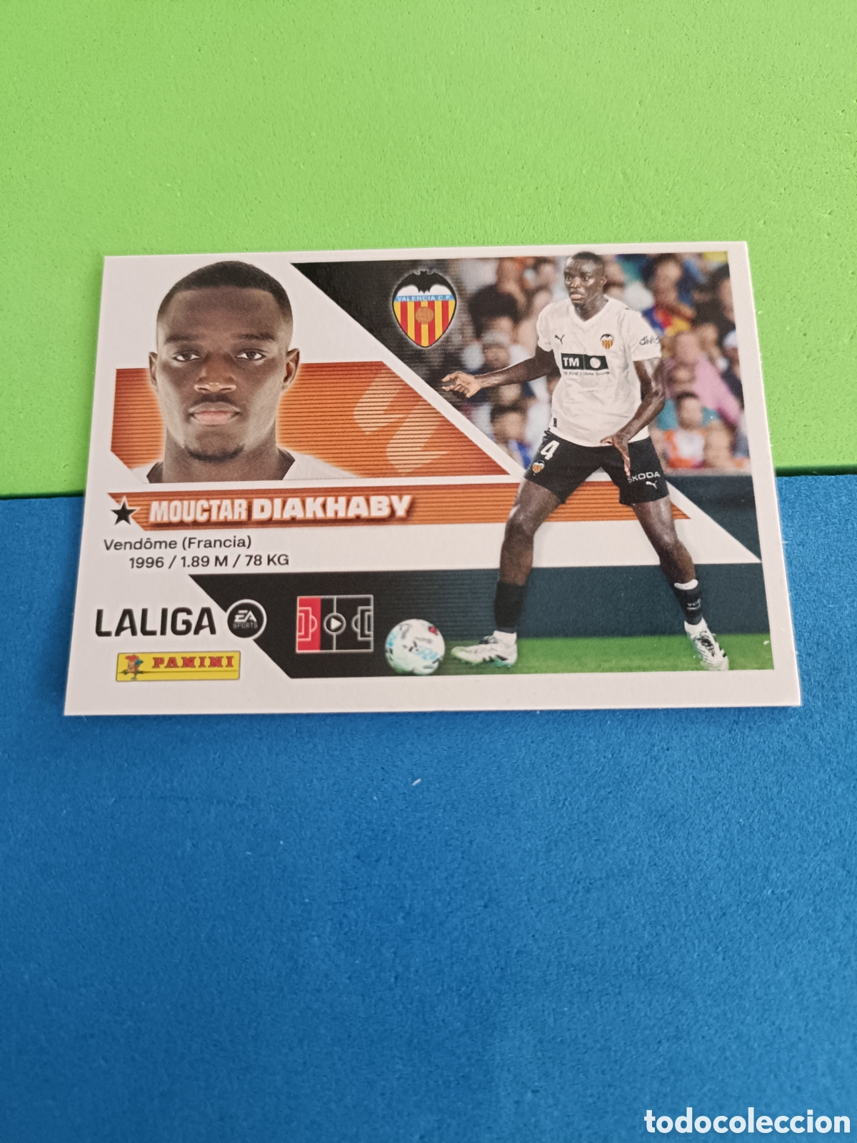 Cromos de f&uacute;tbol: Panini cromos stickers Liga este 2026 2027 26 27 - Valencia 8B Diakhaby