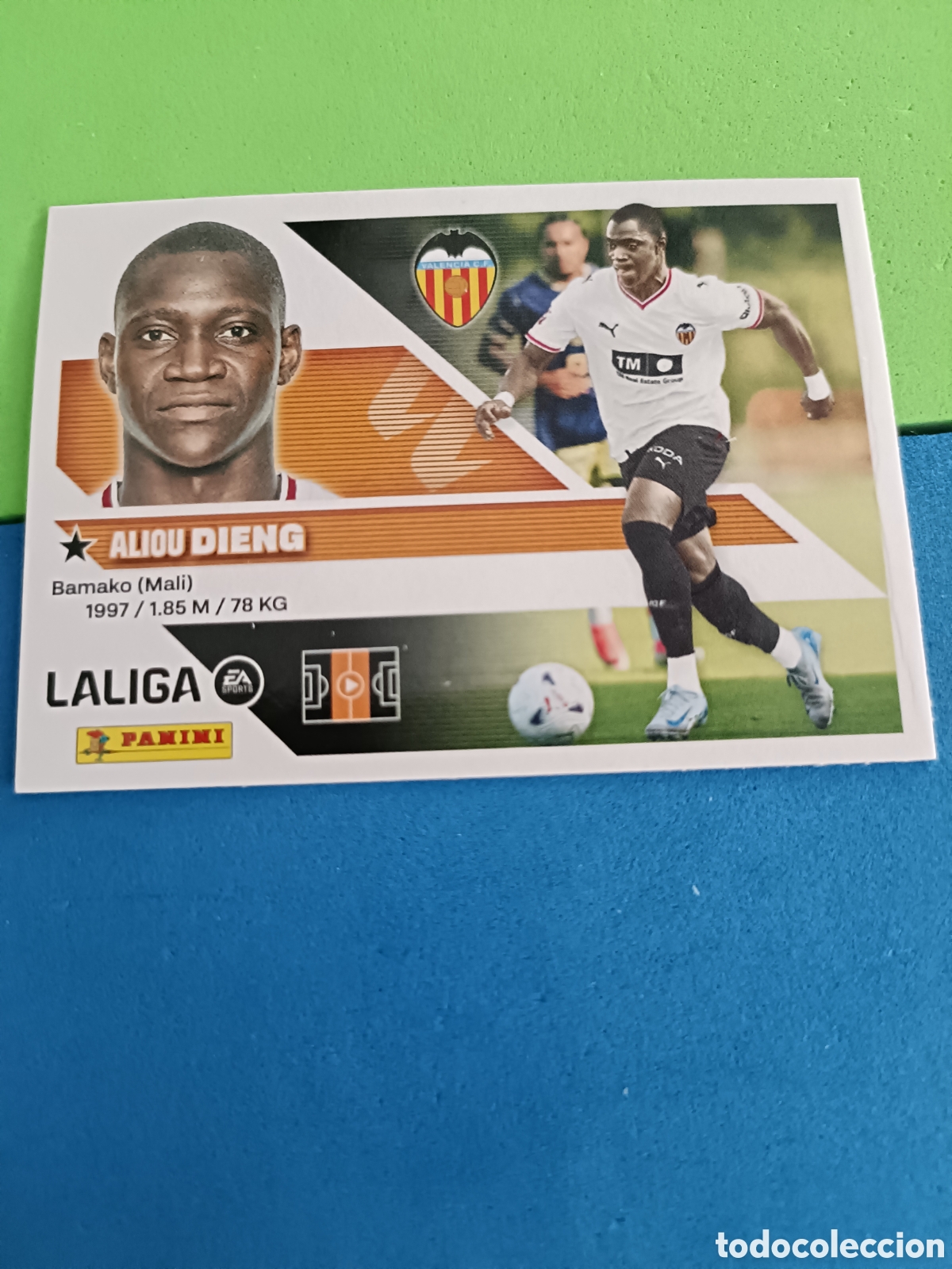 Cromos de f&uacute;tbol: Panini cromos stickers Liga este 2026 2027 26 27 - COLOCA Valencia 16BIS Dieng